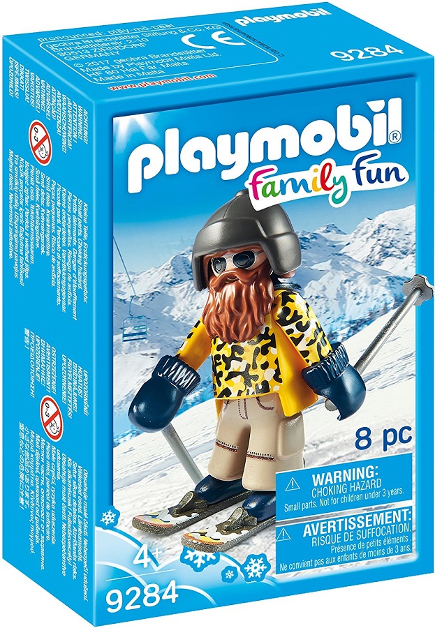 

Игровой набор из серии Зимние виды спорта: Лыжник с палками