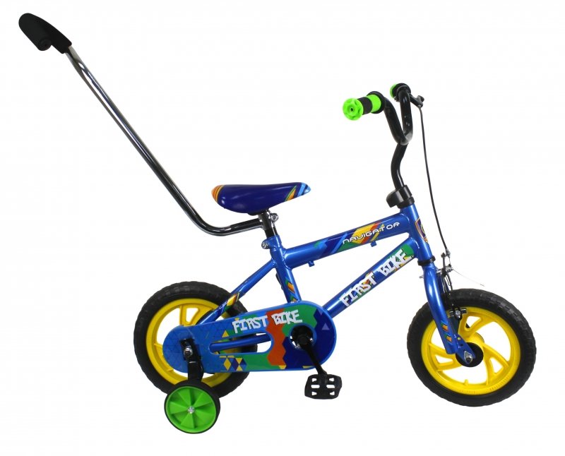 Детский велосипед - First Bike, колеса 12 дюйм, рама сталь, вилка сталь ...