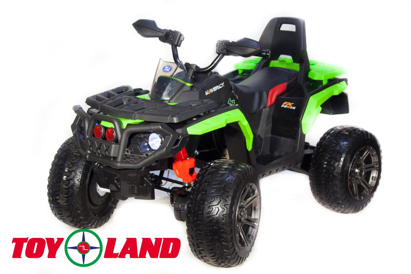 

Квадроцикл ToyLand BBH3588, цвет - черно-зеленый