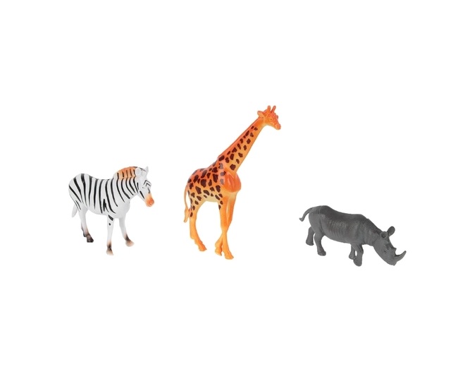 Игровой набор фигурок - В мире животных, 6 шт. по 15 см.  
