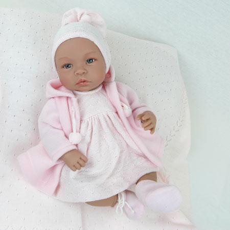 

Кукла - Лео в розовом платье, 55 см.