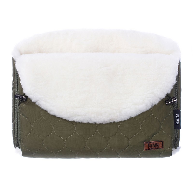 

Муфта меховая для коляски Nuovita Polare Bianco Khaki/Хаки