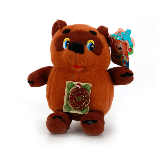 

Озвученная мягкая игрушка - Медвежонок Винни-Пух, 15 см