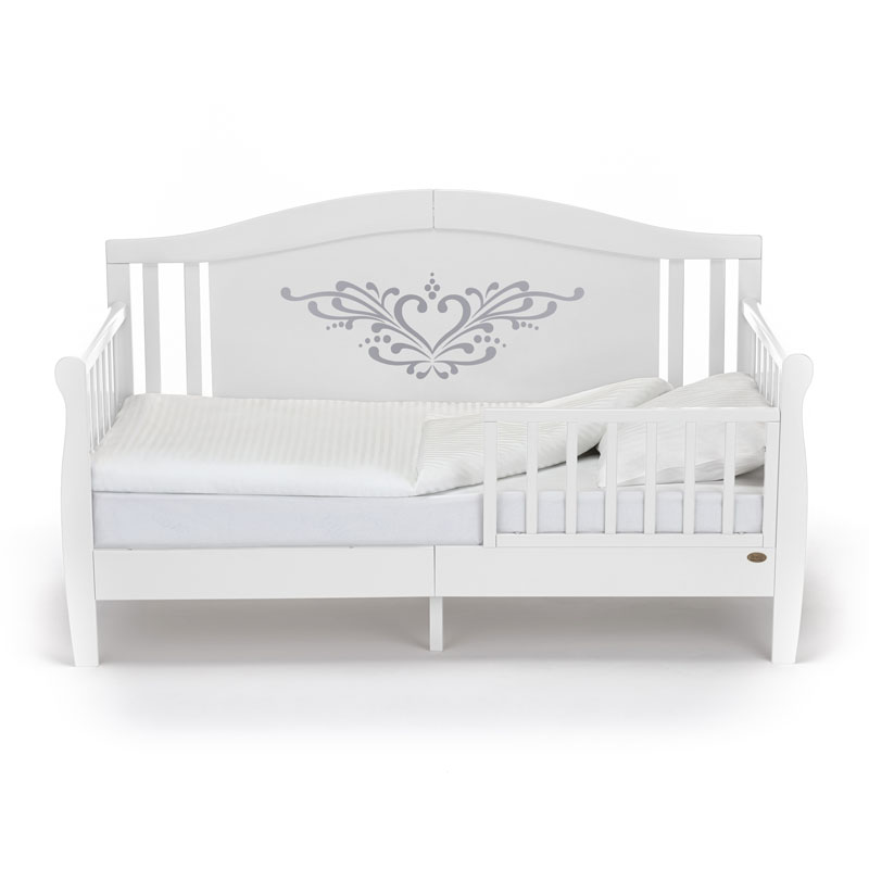 Детская кровать-диван Nuovita Stanzione Verona Div Cuore, Bianco/Белый  