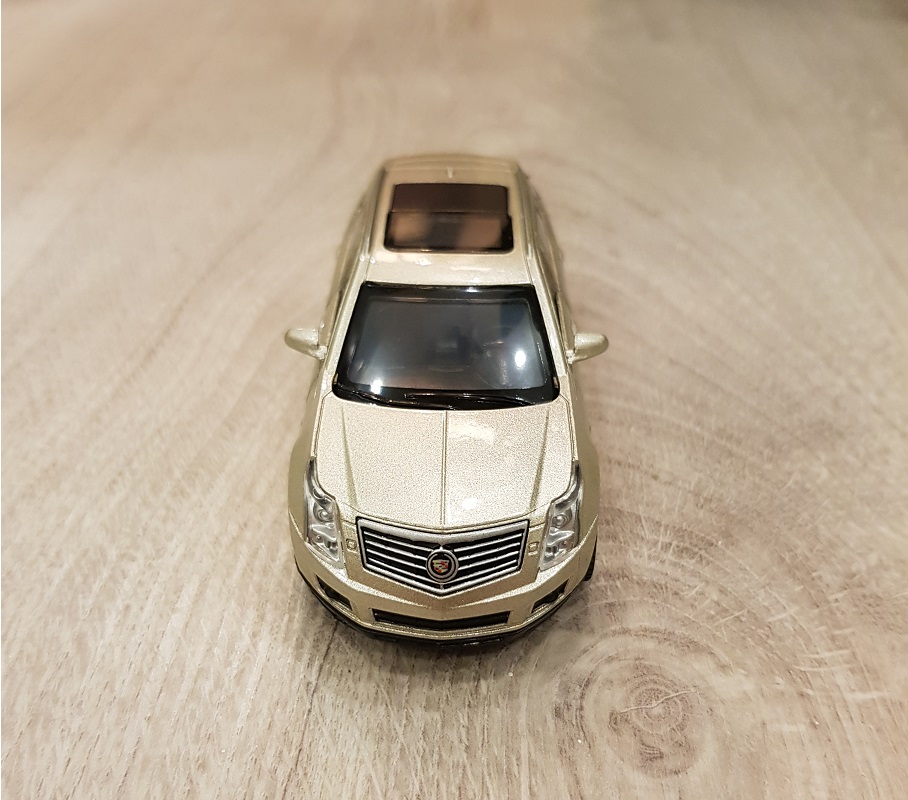 Машинка металлическая инерционная Cadillac SRX, открываются двери, 1:43  