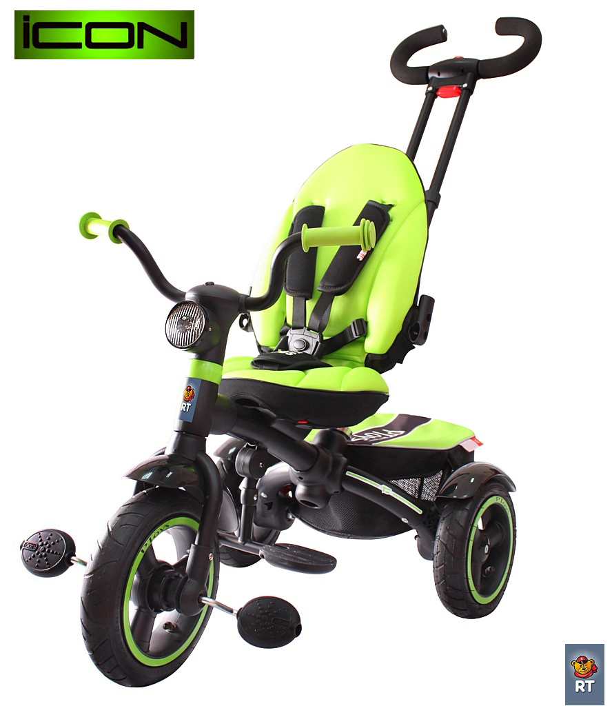 Icon 5 RT 3-х колесный велосипед-коляска VIP V5 by - Natali Prigaro, green  