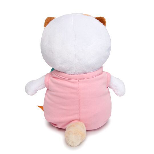 Мягкая игрушка – Ли-Ли Baby в розовом комбинезоне с клубничкой, 20 см  