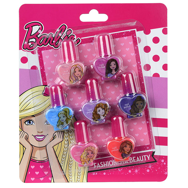 Игровой набор детской декоративной косметики для ногтей – Barbie  