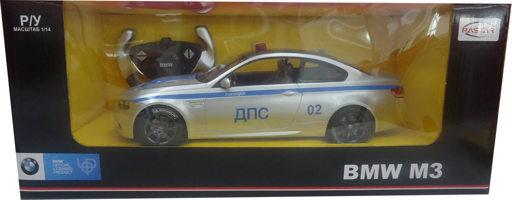 Радиоуправляемая полицейская машинка, масштаб 1:14, BMW M3 Police 02  