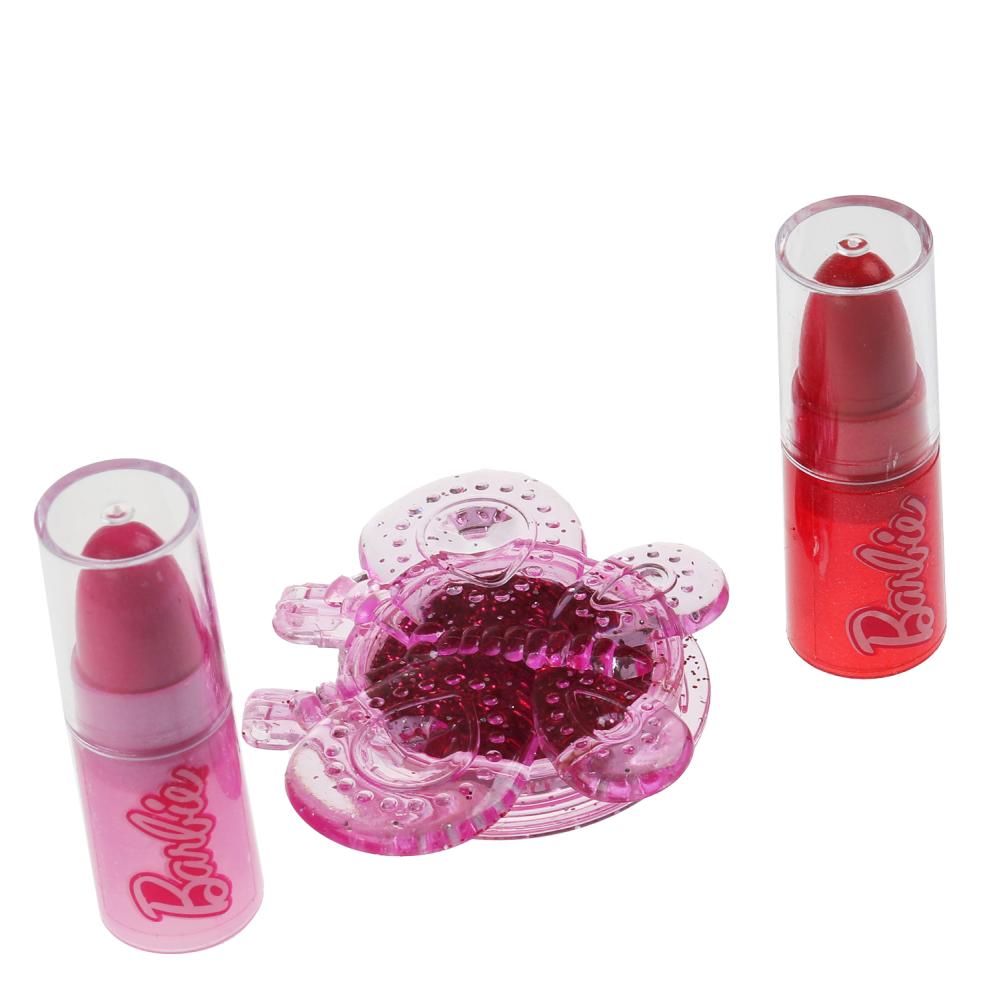 Набор косметики тени блестки помада Барби   