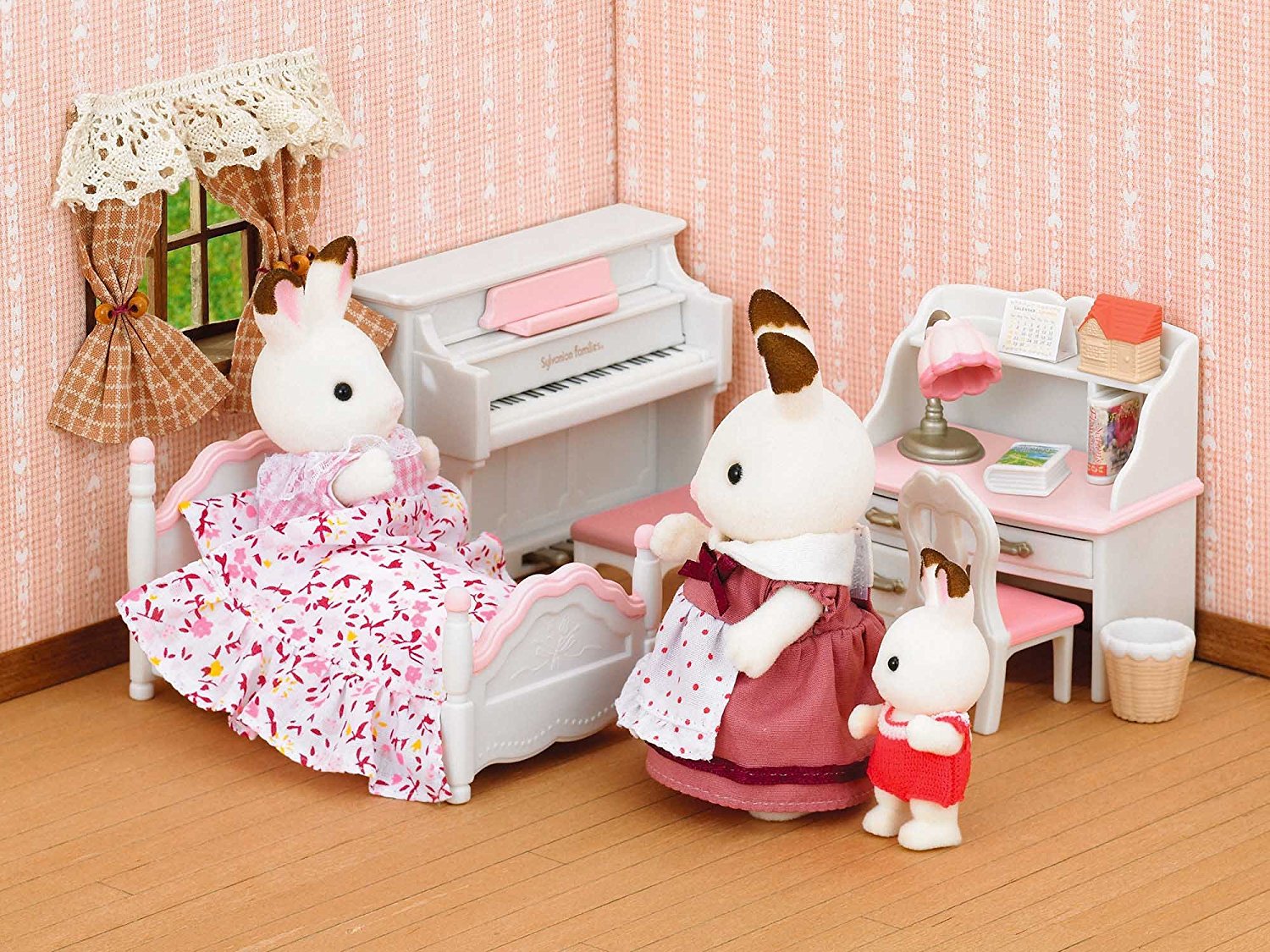 Sylvanian Families - Детская комната, бело-розовая  