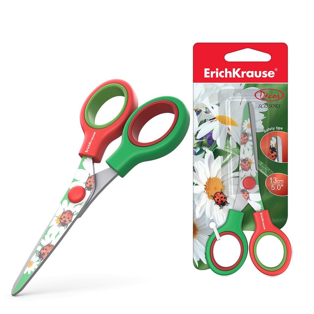 

Ножницы Junior Decor Summer с принтом на лезвиях, 13 см