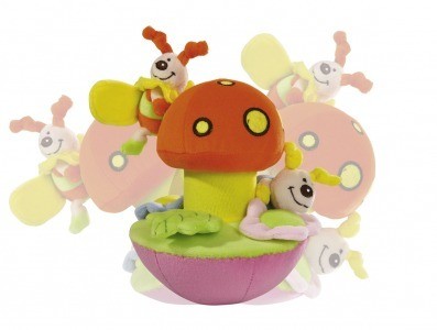 Мягкая игрушка Грибок-неваляшка с 2-мя пчелками  
