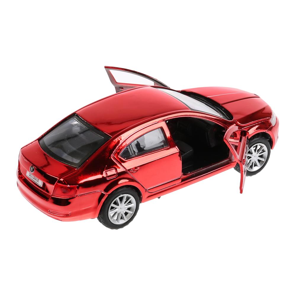 Машина металлическая Touareg, 12 см., открываются двери, инерционная, цвет – красный  