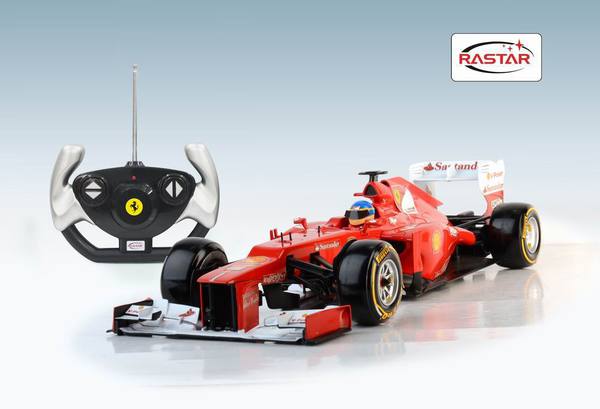 Радиоуправляемая машина - Ferrari F1, цвет красный, 1:12, 27MHZ  