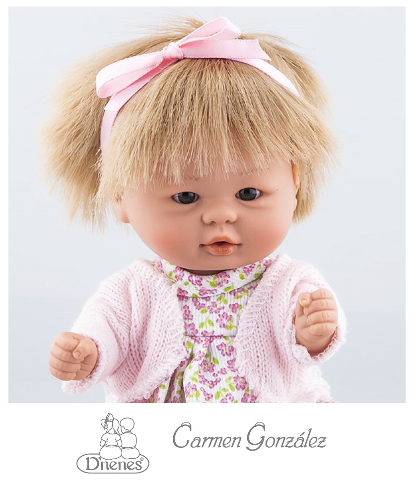 Кукла Бебетин, 21 см в платье и жакете Carmen Gonzalez  