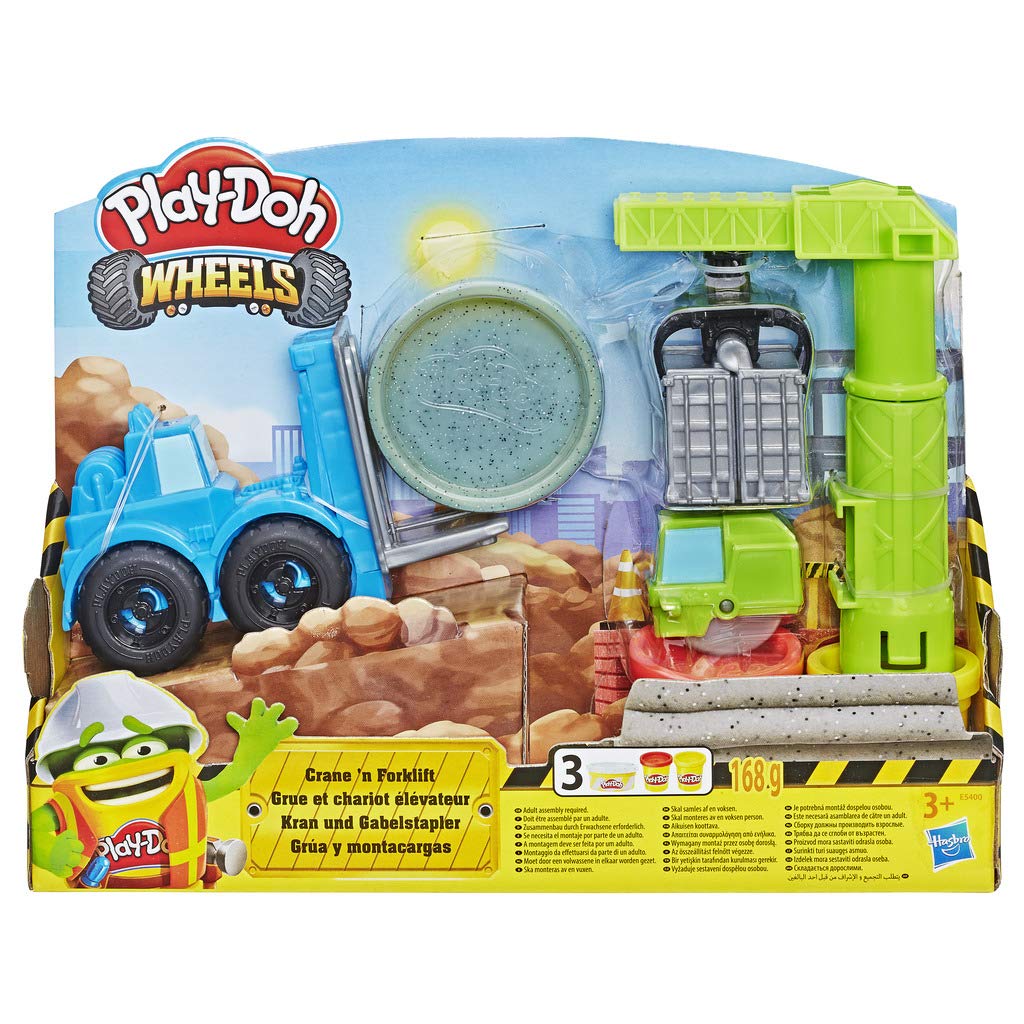 Игровой набор Play-Doh - Wheels Кран и погрузчик  