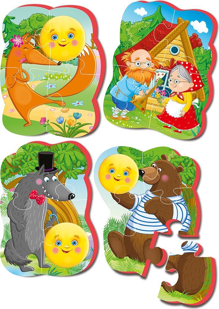 

Мягкие пазлы Baby puzzle - Сказки Колобок New