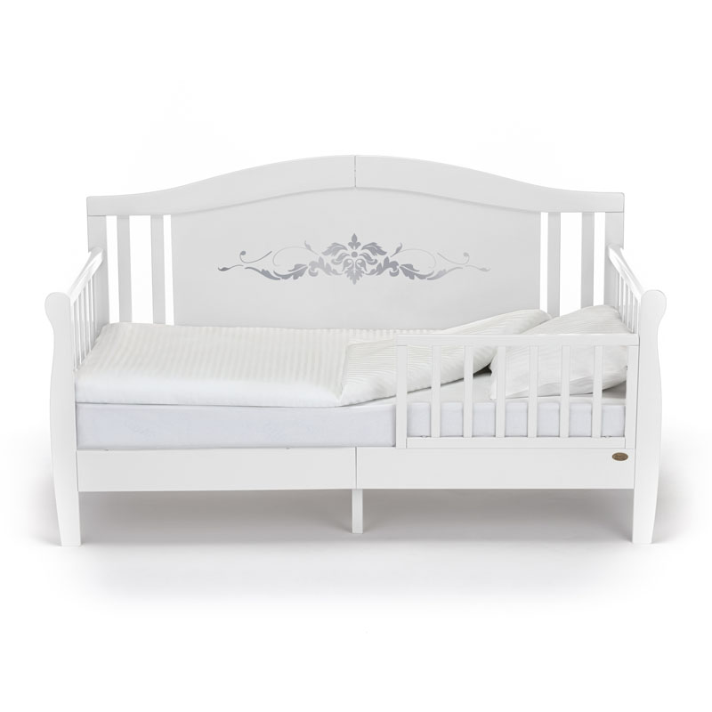 Детская кровать-диван Nuovita Stanzione Verona Div Ornamento, Bianco/Белый  