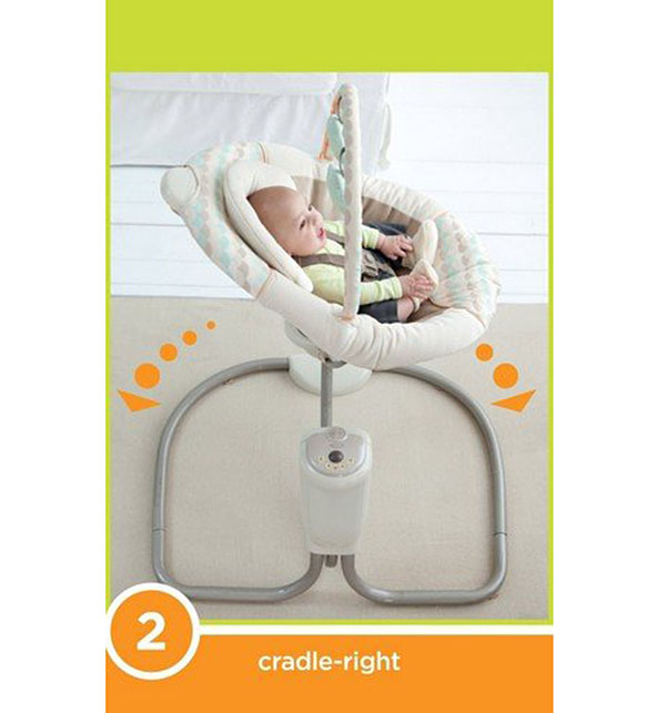 Электрокачели - Graco Sweet N Nuggle/Snuggle Swing с адаптером, Benny & Bell  