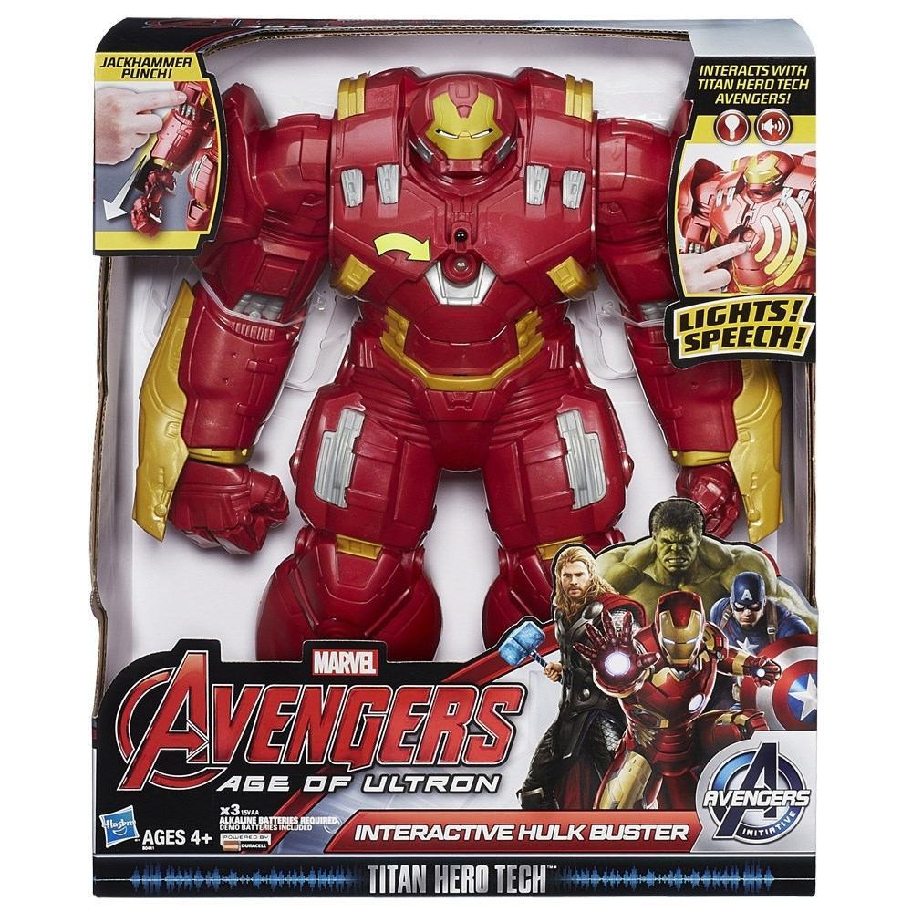 Интерактивный Халк Бастер из серии Avengers Титаны, звук, свет  