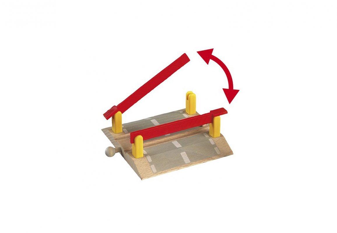 Ж/д переезд, 4 элемента, длина 10,8 см  