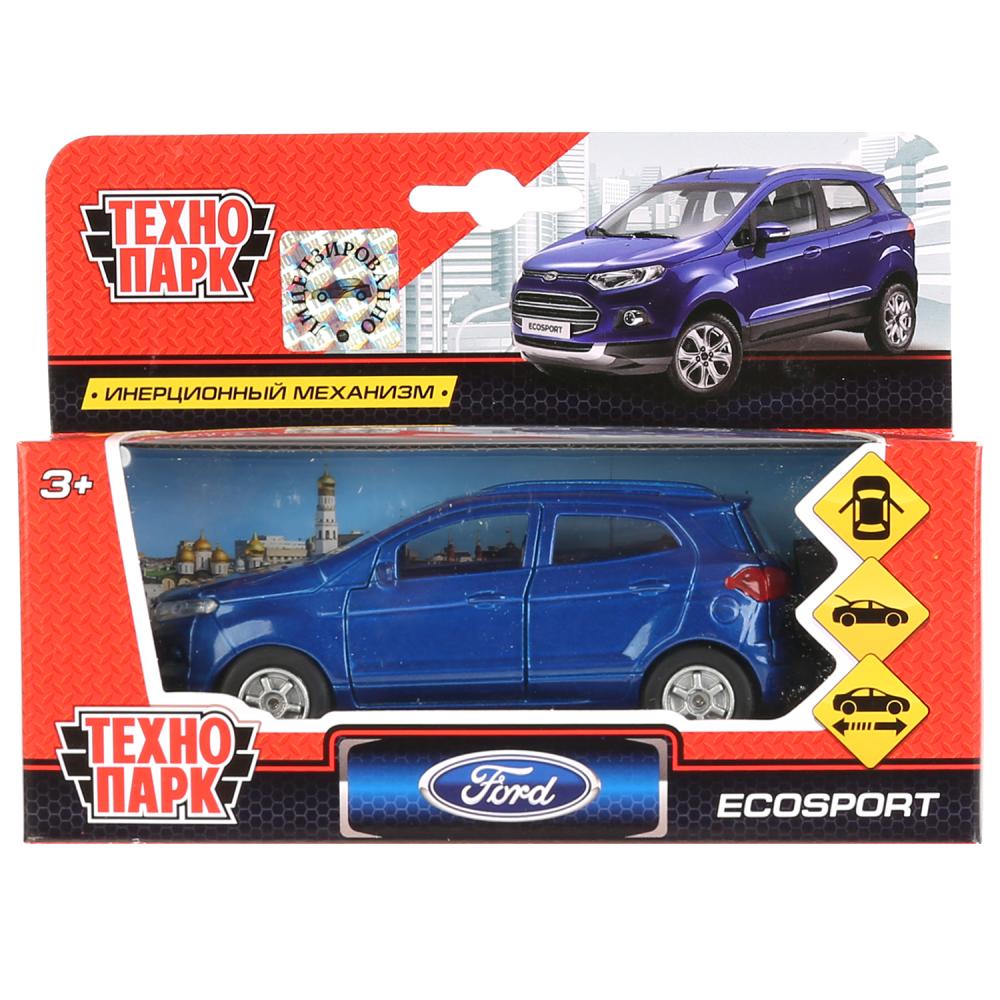 Модель Ford Ecosport, синий, 12 см, открываются двери, инерционный -WB) 