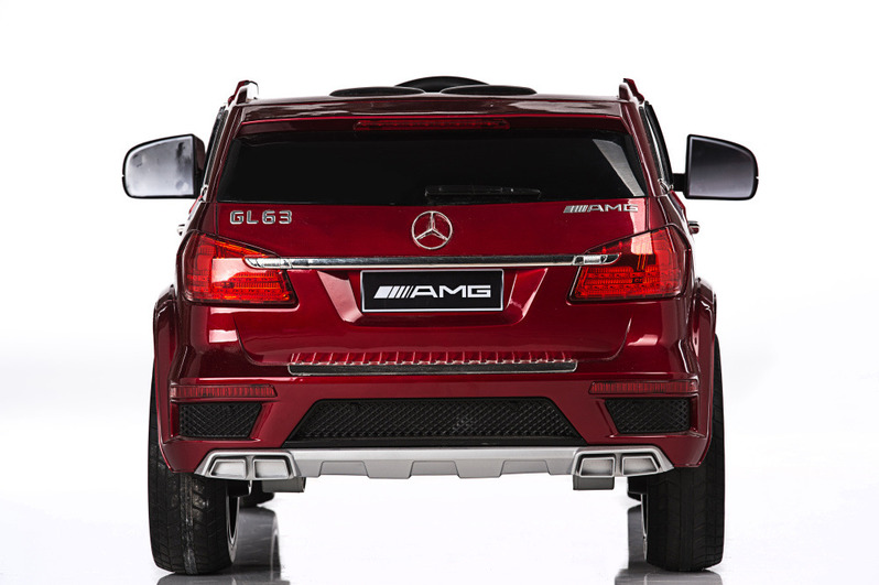 Электромобиль Mercedes-Benz GL63 красный  
