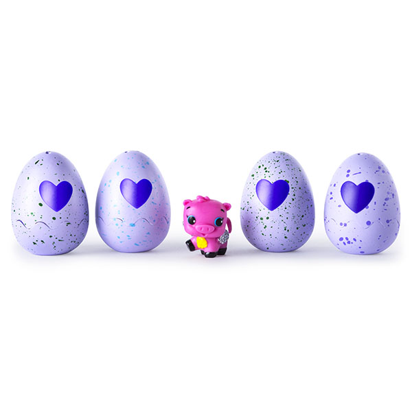 Коллекционная фигурка Hatchimals, 4 штуки и бонус  