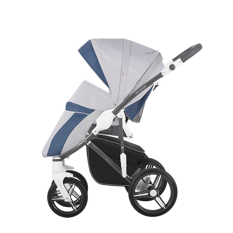 Детская коляска Bebetto Murano Colours  2 в 1 шасси матовый графит/GRM C02  