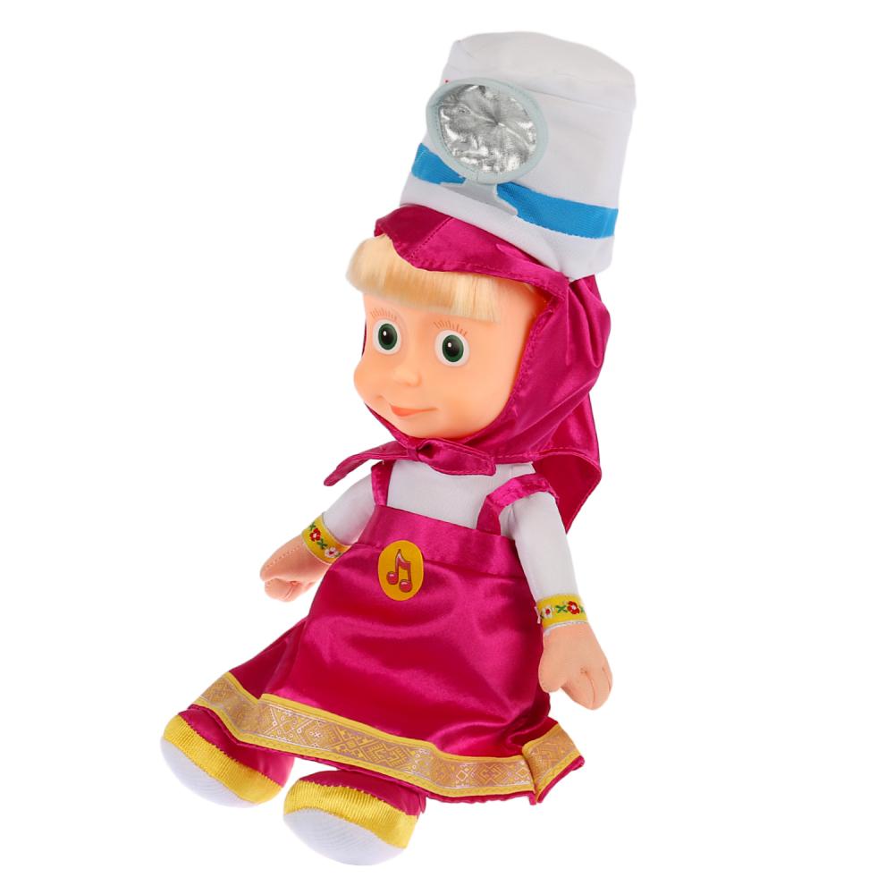 Мягкая игрушка - Маша и Медведь - Маша в шапочке доктора, 30 см, звуковой чип  