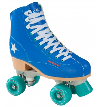 Ролики-квады Hudora Rollschuh Roller Disco, Gr. 36, blau/grün 