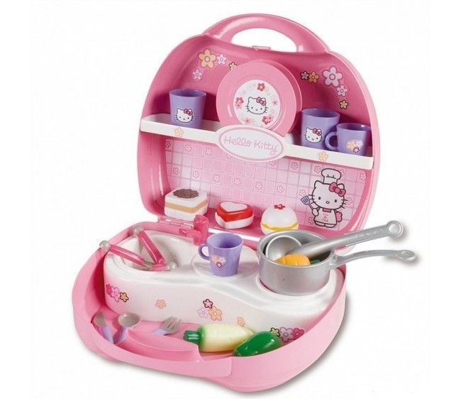 Мини-кухня Hello Kitty в чемоданчике  