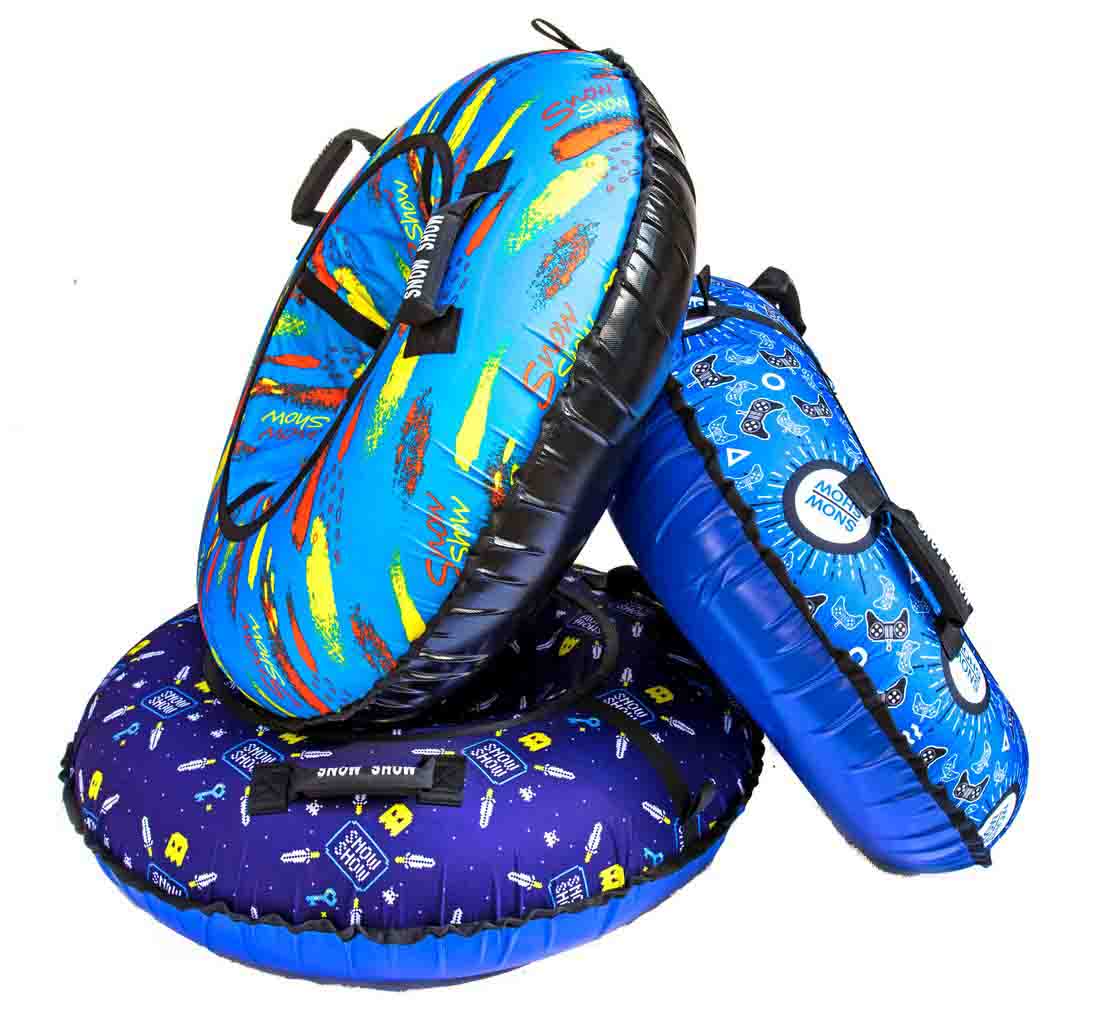 Санки надувные – Тюбинг RT Джойстики на синем, 105 см  