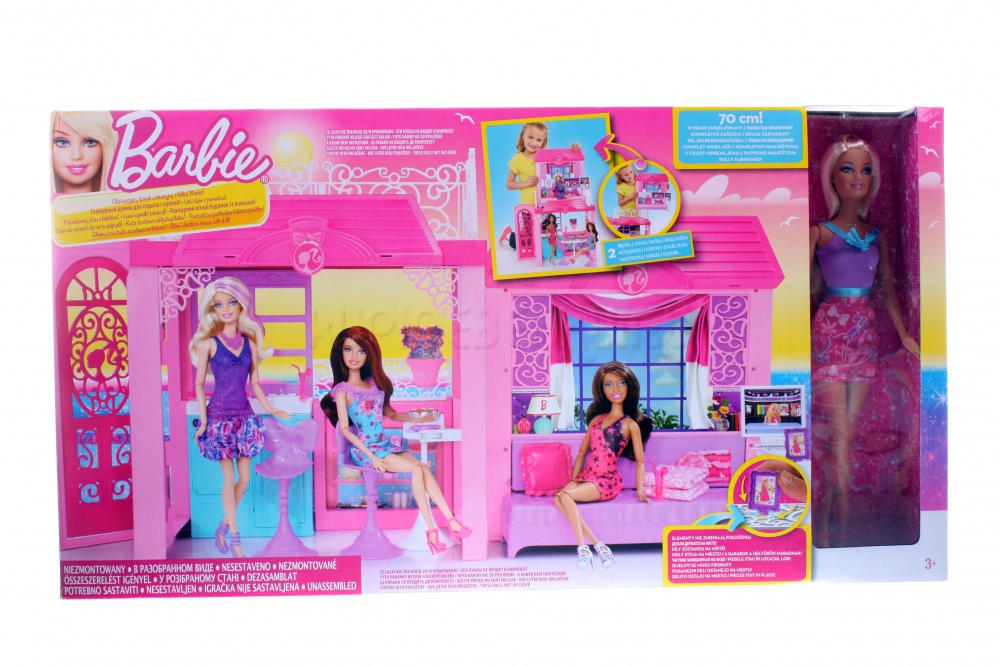 Barbie. Дом Барби + Кукла Barbie  