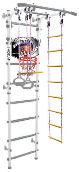 

Шведская стенка - Midzumi Banji Kabe Basketball Shield, снежный барс