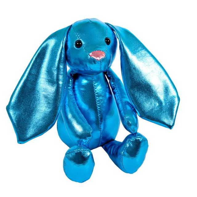 

Мягкая игрушка - Металлик. Кролик синий, 16 см