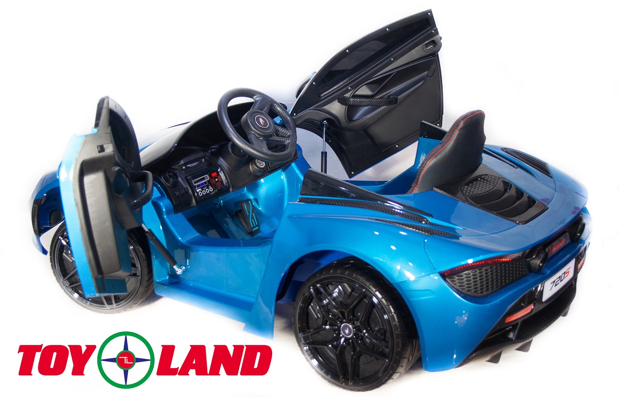 ToyLand Электромобиль Mclaren DKM720S синего цвета 