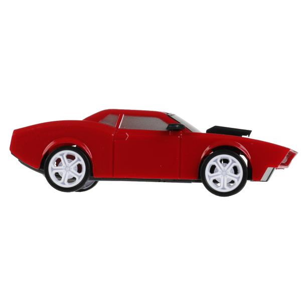 Модель Спорткар свет-звук 16,5 см пластиковая инерционная красный  