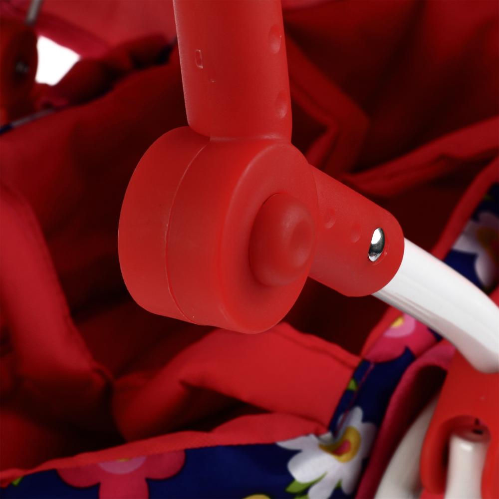 Коляска-люлька Карапуз металлическая с корзиной  