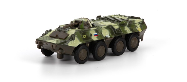 Металлический инерционный БТР-80, 12 см  