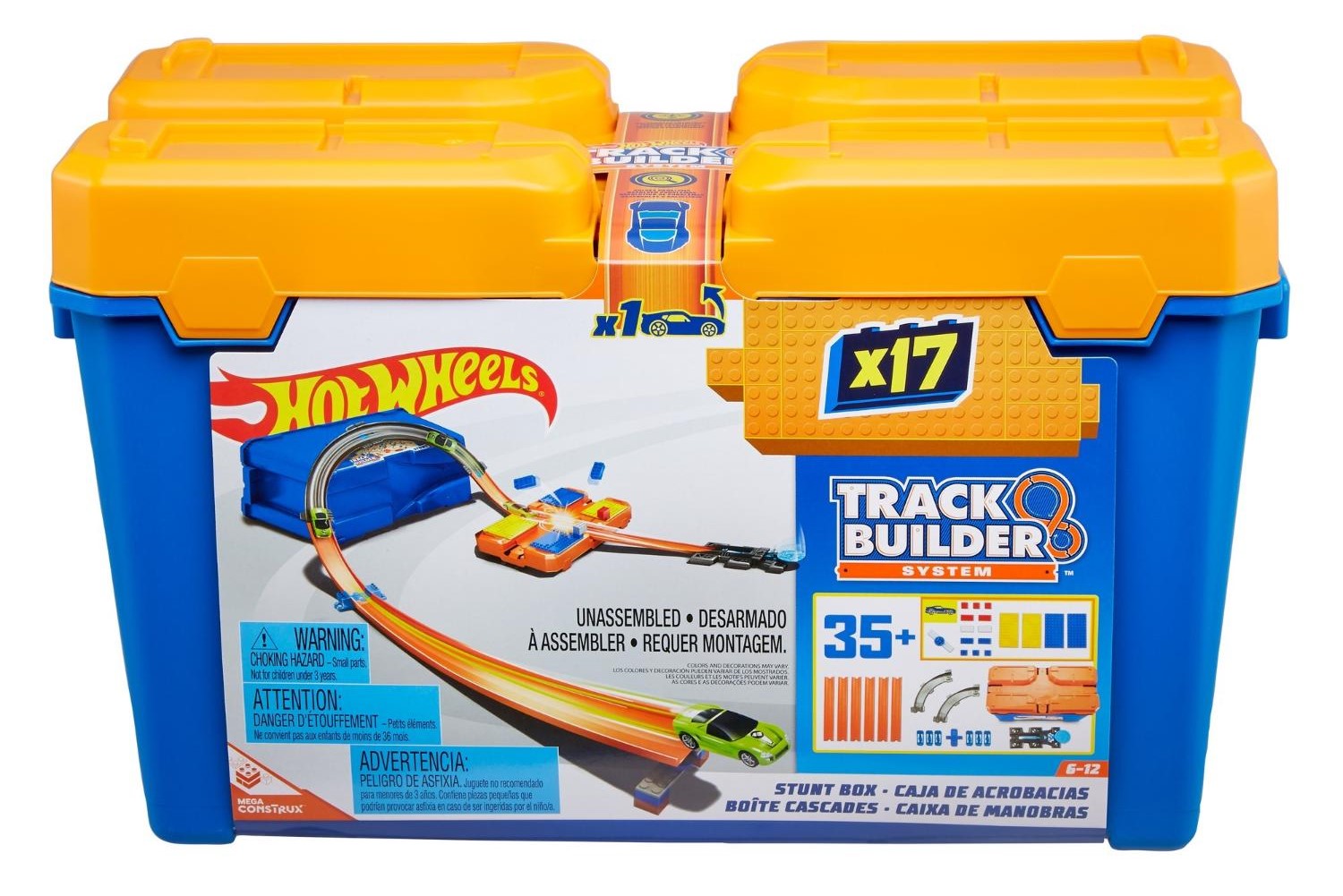 Набор hot wheels конструктор. Трек hot Wheels Stunt Box flk89. Трек hot Wheels конструктор трасс: стартовый набор (Stunt Box) dww95. Track Builder flk89 hot Wheels. Hot Wheels track Builder Box