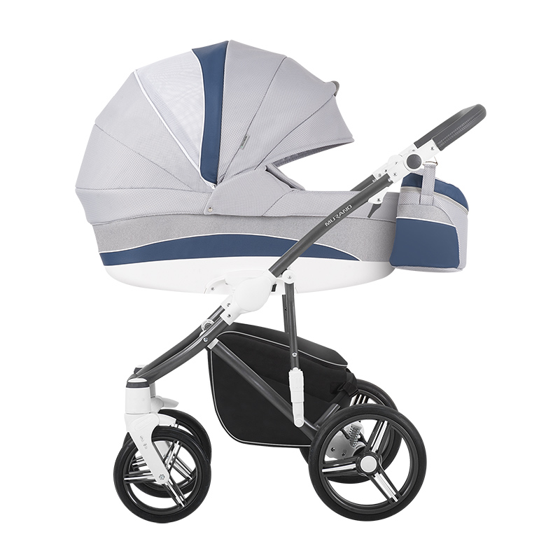 Детская коляска Bebetto Murano Colours  2 в 1 шасси матовый графит/GRM C02  