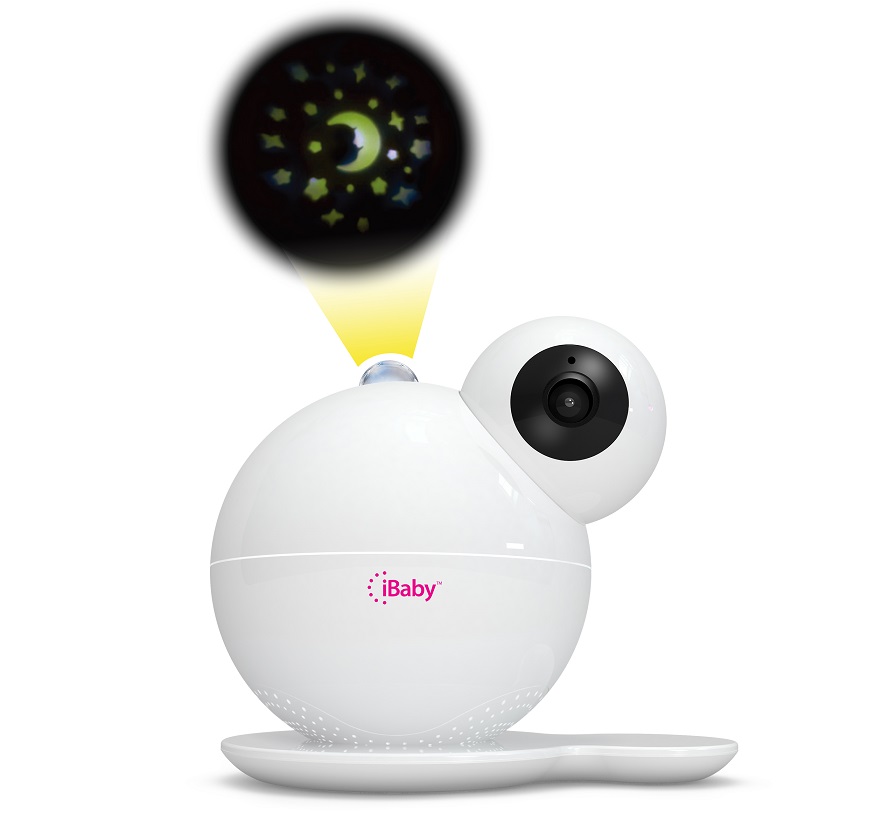 Видеоняня iBaby Monitor M7 с ночником-проектором ночного неба + гигрометром, термометр и датчик качества воздуха 
