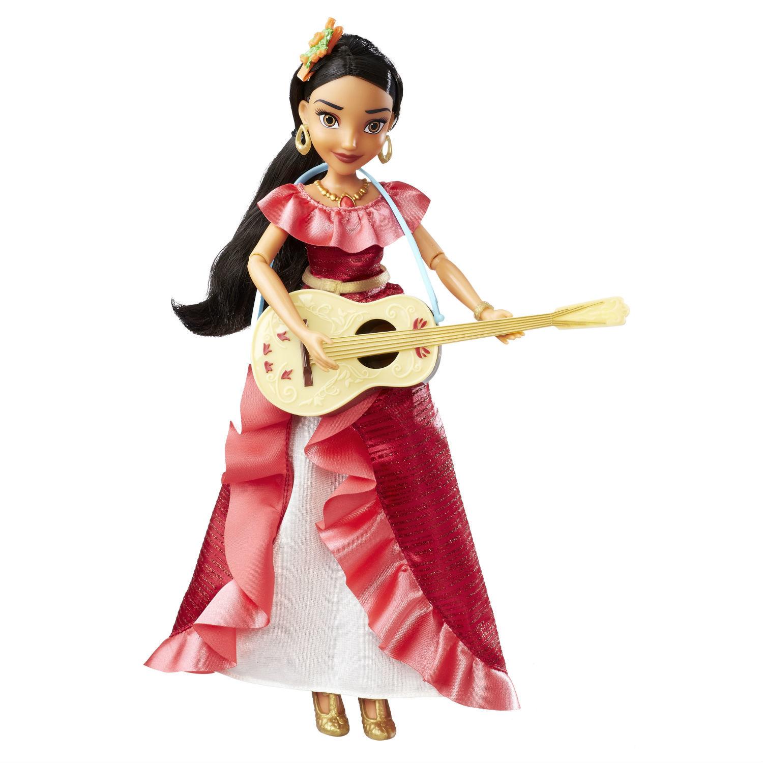 Поющая кукла-принцесса Disney - Елена из Авалора, с гитарой, звук  