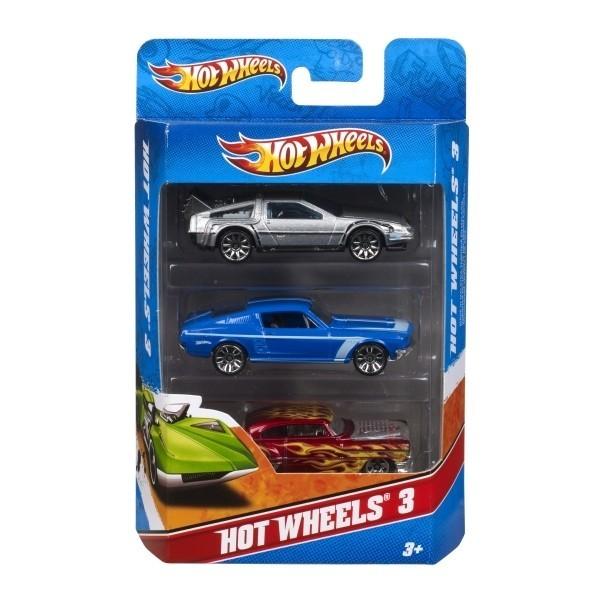 Hot Wheels. Подарочный набор из 3х машинок 