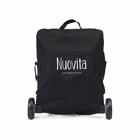 Прогулочная коляска Nuovita Snello, цвет nero velluto/черный бархат 