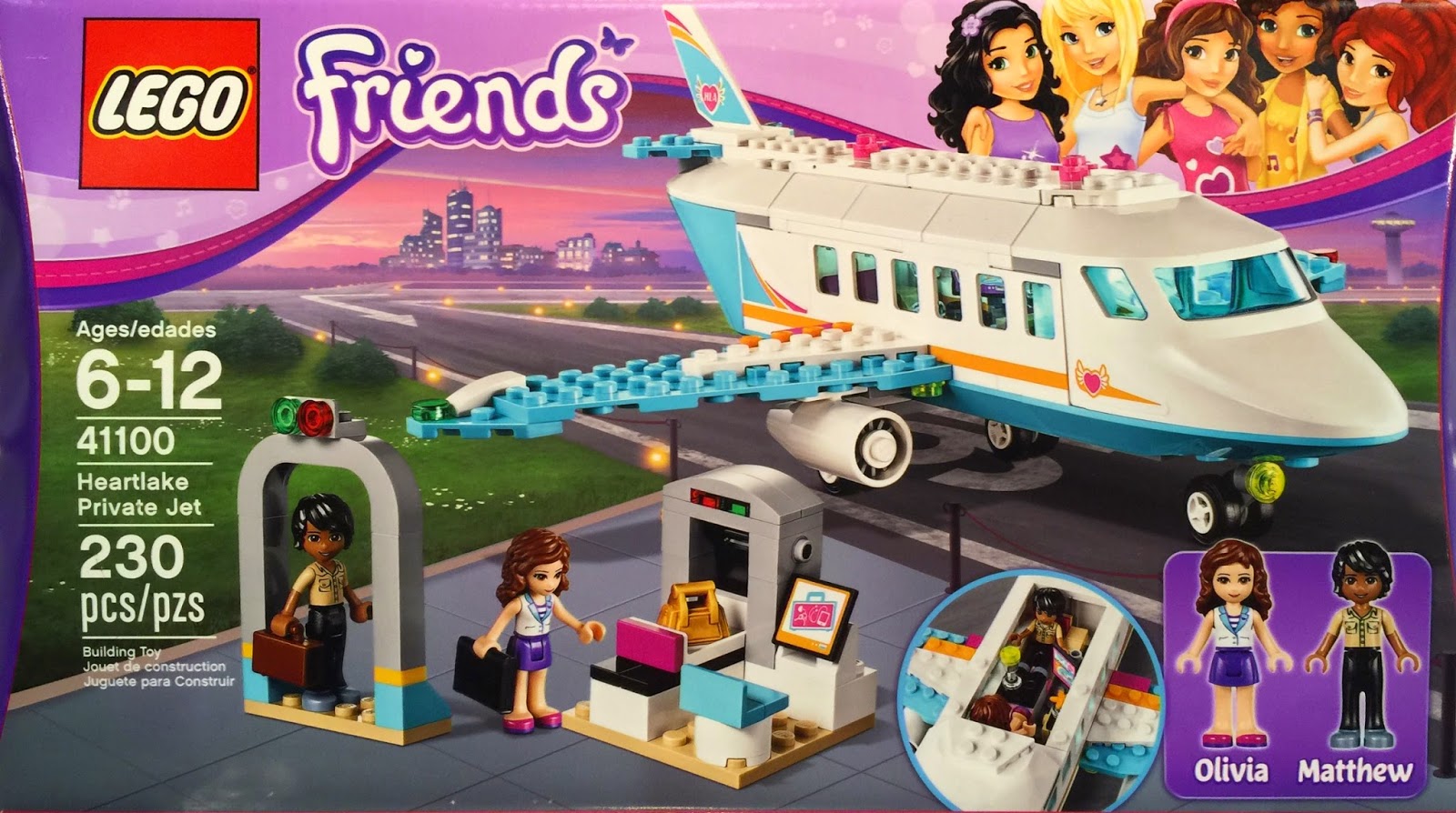 Lego Friends. Частный самолет  