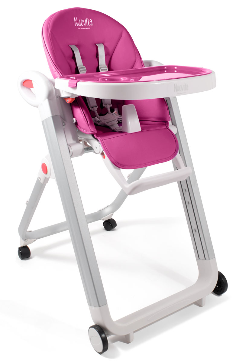 

Стульчик для кормления Nuovita Futuro Bianco, magenta