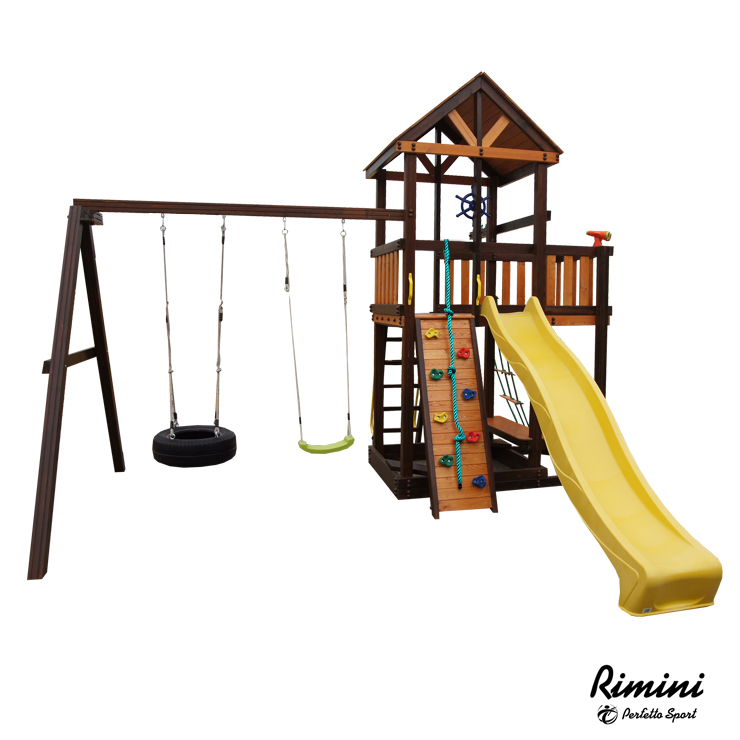 

Игровой комплекс Perfetto sport Rimini, с качелями в виде шины